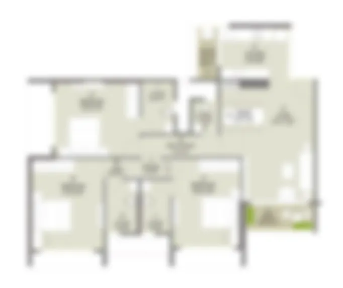 Kolte Patil Jal Mangal Deep Bangur Nagar Goregaon West 3 BHK Layout